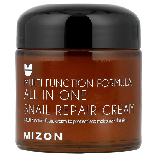 Основне фото товару All In One Snail Repair Cream Основне фото товару Mizon, All In One Snail Repair Cream, Крем, 75 мл