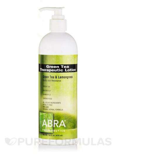 Основное фото товара Abra, Лосьон для тела, Green Tea Body Lotion Lemongrass, 475 мл
