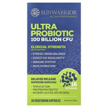 Ultra Probiotic Пробиотики Sunwarrior 30 капсул