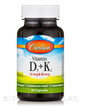 Фото товара Vitamin D3 + K2 50 mcg & 90 mcg Фото товара Carlson, Витамин D3, Vitamin D3 + K2 50 mcg & 90 mcg, 60 капс