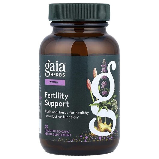 Основное фото товара Gaia Herbs, Поддержка Либидо, Fertility Support, 60 капсул
