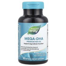 Mega-DHA Мега DHA 1000 мг Efa Gold Nature's Way 60 капсул Mega-DHA Мега DHA 1000 мг Efa Gold Nature's Way 60 капсул