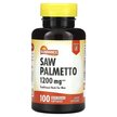 Фото товара Saw Palmetto 1200 mg Фото товара Sundance Vitamins, Со Пальметто, Saw Palmetto 1200 mg, 100 капсул