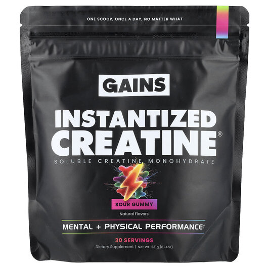 Основне фото товару Instantized Creatine Soluble Creatine Monohydrate Sour Gummy Основне фото товару Instantized Creatine Soluble Creatine Monohydrate Sour Gummy, Кре