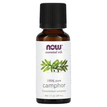 Pure Essential Oil Camphor Эфирное масло NOW Foods 30 мл