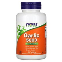 Екстракт Часнику Garlic 5000 NOW Foods 90 таблеток Екстракт Часнику Garlic 5000 NOW Foods 90 таблеток