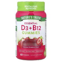 Вітамін D3 Revitalizing D3 + B12 Strawberry Nature's Truth Вітамін D3 Revitalizing D3 + B12 Strawberry Nature's Truth