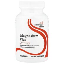 Magnesium Plus Магний B6 Seeking Health 100 капсул