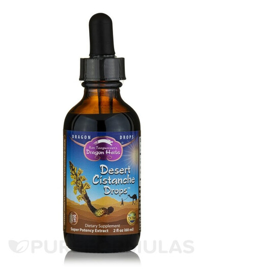 Основне фото товару Desert Cistanche Drops Основне фото товару Dragon Herbs, Desert Cistanche Drops, Цистанхе, 60 мл