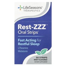 Therapeutics Rest-ZZZ Oral Strips Mint Поддержка сна