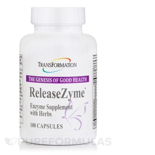 Основне фото товару Transformation Enzymes, ReleaseZyme, Ферменти, 100 капсул