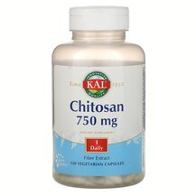 Хітозна 750 мг Chitosan 750 mg KAL 120 капсул