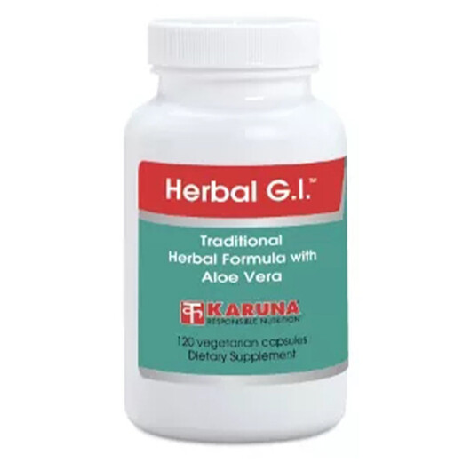 Основное фото товара Herbal G.I. Основное фото товара Karuna Health, Поддержка кишечника, Herbal G.I., 120 капсул