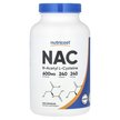 Фото товару NAC 600 mg Фото товару Nutricost, NAC 600 mg, N-ацетилцистеїн, 240 капсул