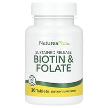 Biotin Folic Acid 30 Биотин и Фолиевая кислота Natures Biotin Folic Acid 30 Биотин и Фолиевая кислота Natures