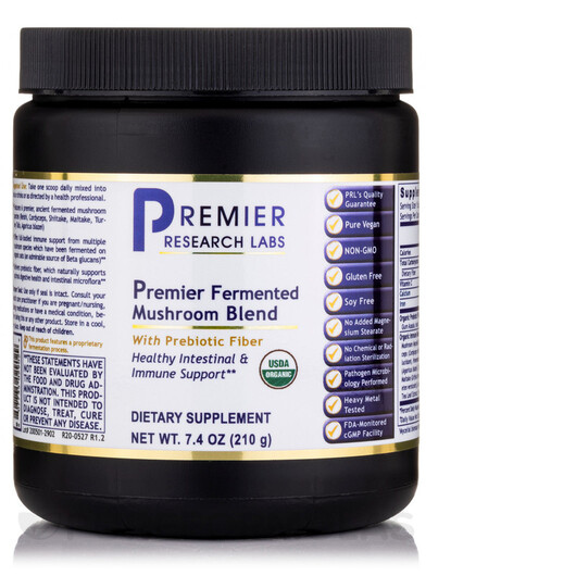 Основне фото товару Premier Research Labs, Premier Fermented Mushroom Blend, Гриби, 2