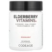 Фото товара CodeAge, Черная Бузина, Vitamins Elderberry Immune Complex, 90 ка