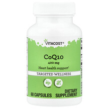 CoQ10 400 mg Коэнзим CoQ10 Vitacost 60 капсул CoQ10 400 mg Коэнзим CoQ10 Vitacost 60 капсул