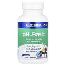 Підтримка рівня pH Enzyme pH-Basic Enzymedica 120 капсул Підтримка рівня pH Enzyme pH-Basic Enzymedica 120 капсул