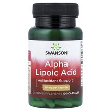 Alpha Lipoic Acid 50 mg Альфа-липоевая Swanson 120 капсул Alpha Lipoic Acid 50 mg Альфа-липоевая Swanson 120 капсул