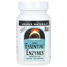 Daily Essential Enzymes 500 mg Ферменты Source Naturals Daily Essential Enzymes 500 mg Ферменты Source Naturals