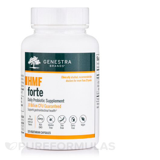 Основное фото товара HMF Forte Основное фото товара Genestra, Пробиотики, HMF Forte, 120 капсул