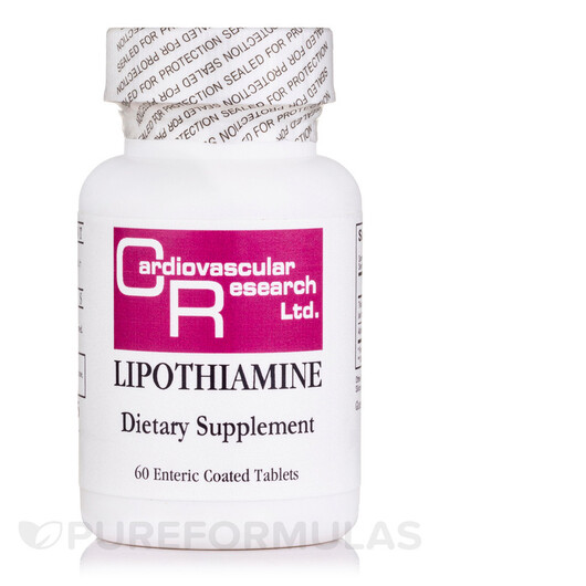 Основне фото товару Ecological Formulas, Lipothiamine, Підтримка мозку, 60 таблеток