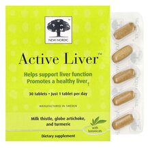 Підтримка печінки Active Liver New Nordic 30 таблеток Підтримка печінки Active Liver New Nordic 30 таблеток