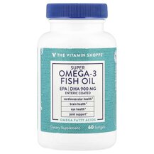 Super Omega-3 Fish Oil Омега 3 TheVitaminShoppe 60 капсул Super Omega-3 Fish Oil Омега 3 TheVitaminShoppe 60 капсул