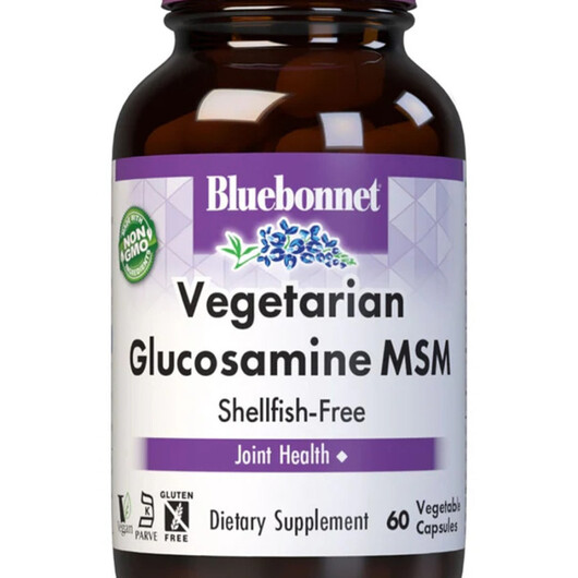 Основное фото товара Vegetarian Glucosamine MSM Основное фото товара Глюкозамин Хондроитин, Vegetarian Glucosamine MSM, 60 капсул