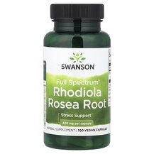 Full Spectrum Rhodiola Rosea Root 400 mg Родиола Swanson Full Spectrum Rhodiola Rosea Root 400 mg Родиола Swanson