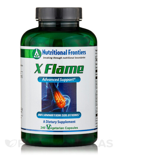 Основное фото товара X Flame Основное фото товара Nutritional Frontiers, Экстракт корня куркумы, X Flame, 240 капсу