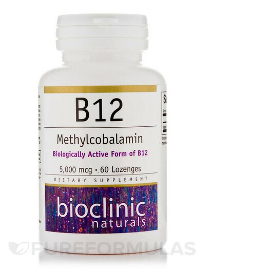Основне фото товару B12 Methylcobalamin 5000 mcg Основне фото товару B12 Methylcobalamin 5000 mcg, Метилкобаламін B12, 60 таблеток