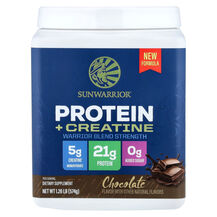 Protein + Creatine Chocolate Креатин Sunwarrior 574 г Protein + Creatine Chocolate Креатин Sunwarrior 574 г