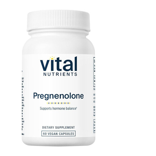 Основне фото товару Pregnenolone 10 mg Основне фото товару Vital Nutrients, Pregnenolone 10 mg, Прегненолон, 60 капсул