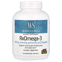 RxOmega-3 Омега-3 Natural Factors 120 капсул