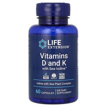 D&K з морським йодом Vitamins D and K with Sea-Iodine Life
