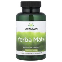 Yerba Mate 125 mg Йерба мате Swanson 120 капсул