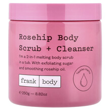 Скраб Rosehip Body Scrub + Cleanser frank body 250 г