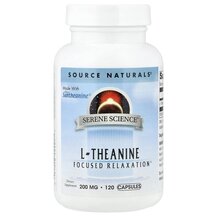 L-Теанін L-Theanine 200 mg Source Naturals 120 капсул