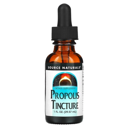 Основне фото товару Source Naturals, Propolis Tincture Liquid, Прополіс, 29.57 мл