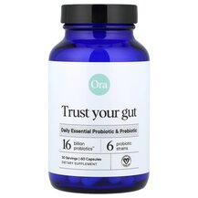 Пробіотики Trust Your Gut Vegan Probiotic & Prebiotic Ora
