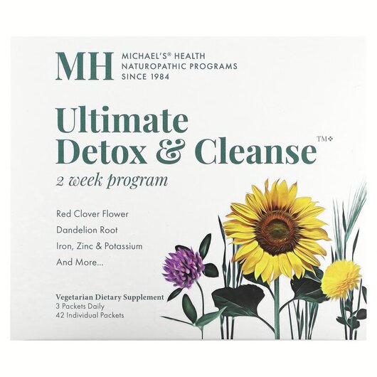 Основне фото товару Ultimate Detox & Cleanse Основне фото товару MH, Ultimate Detox & Cleanse, Детокс і Очищення, 42 пакета
