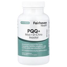 Вітамін B8 Інозитол PQQ + Myo + D-Chiro Inositol Fairhaven Вітамін B8 Інозитол PQQ + Myo + D-Chiro Inositol Fairhaven
