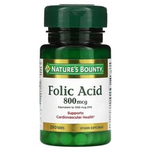 Folic Acid 800 mcg Фолиевая кислота 800 мкг Nature's Folic Acid 800 mcg Фолиевая кислота 800 мкг Nature's