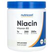 Фото товара Nutricost, Витамин B3 Ніацин, Niacin Unflavored, 250 г