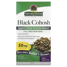 Black Cohosh Full Spectrum Herb 50 mg Клопогон кистевидный