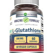 Фото товару Amazing Formulas L-Glutathione, L-Глутатіон, 60 капсул
