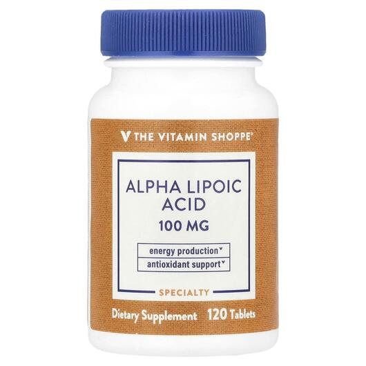 Основне фото товару Alpha Lipoic Acid Основне фото товару TheVitaminShoppe, Alpha Lipoic Acid, Альфа-ліпоєва, 120 таблеток