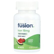 Залізо Quick Melt Iron Plus Vitamin C Melon Berry 18 mg